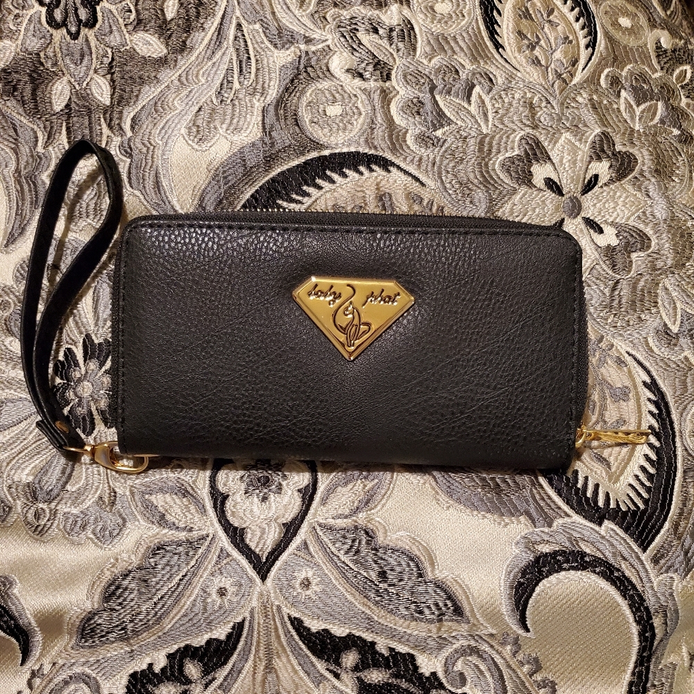 Baby Phat Black Wallet